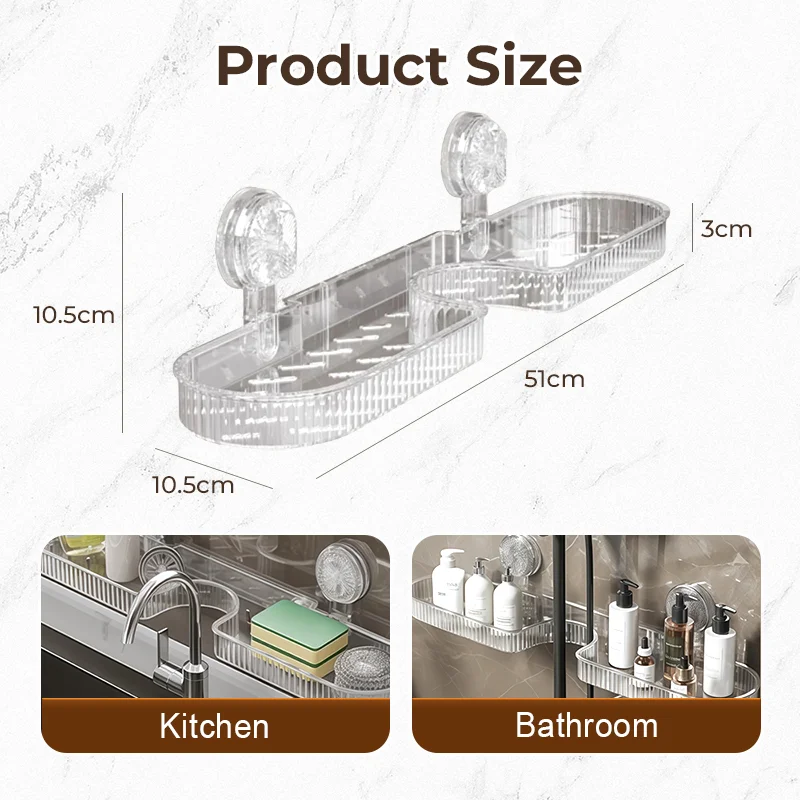 Universal Removable Faucet Storage Rack