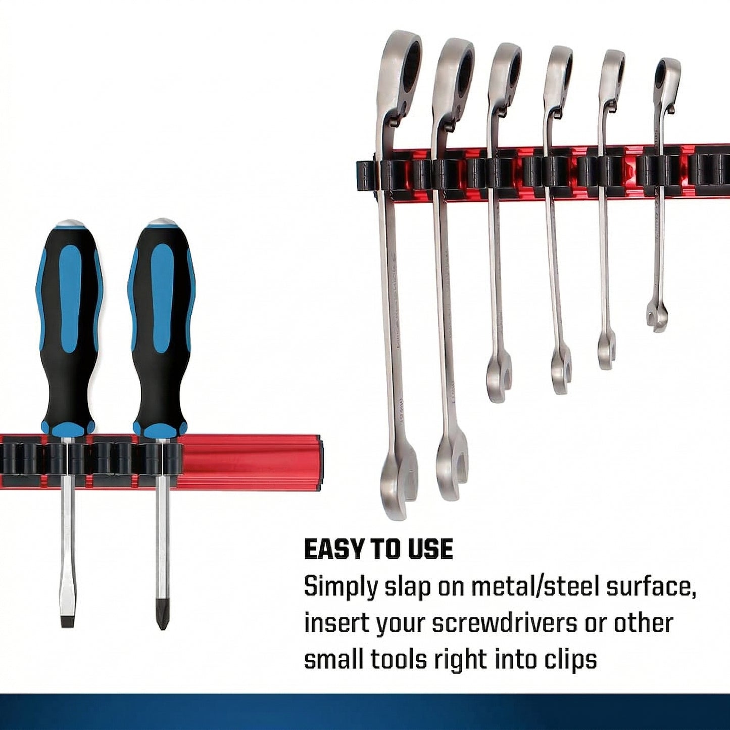 Magnetic Screwdriver Organizer and Wrench Organizer