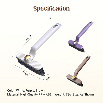 Multi-Function Rotating Hard Bristle Cleaning Brush