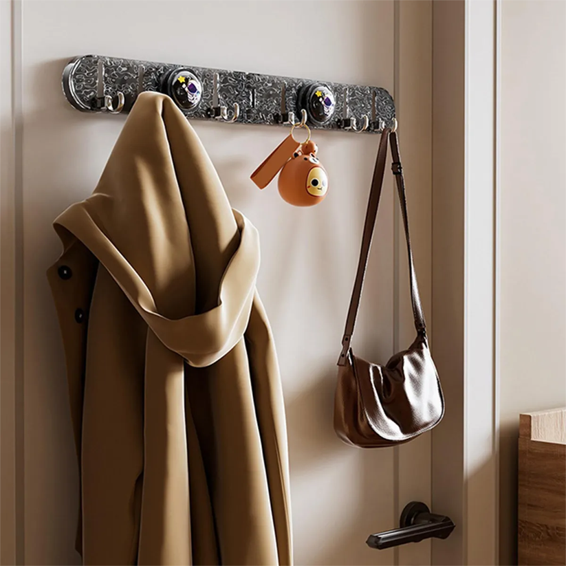 Foldable Suction Corner Multi-Hook Rack