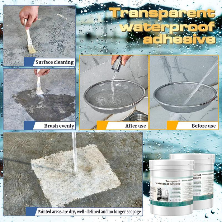 Transparent Waterproof Coating for Indoor & Outdoor