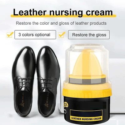 Leather Repair Cream & Shoe Polish – Restores Color, Waterproofs & Nourishes