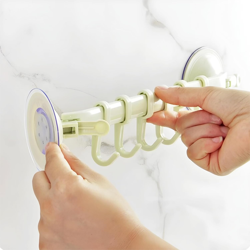 Wall Rack with Hooks