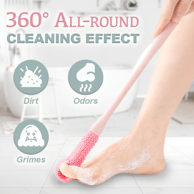 Easy-Reach Deep Cleaning Foot Brush
