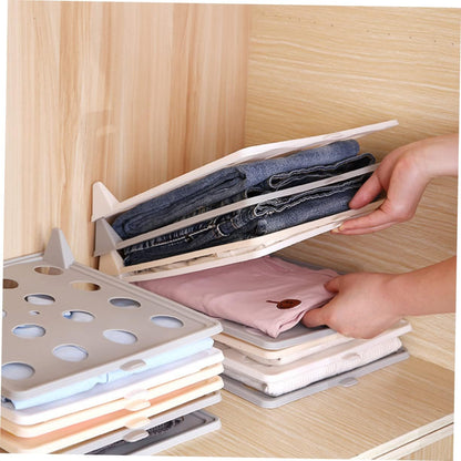 Folder Clothes Organizer Wardrobe Dividers（5 PCS )