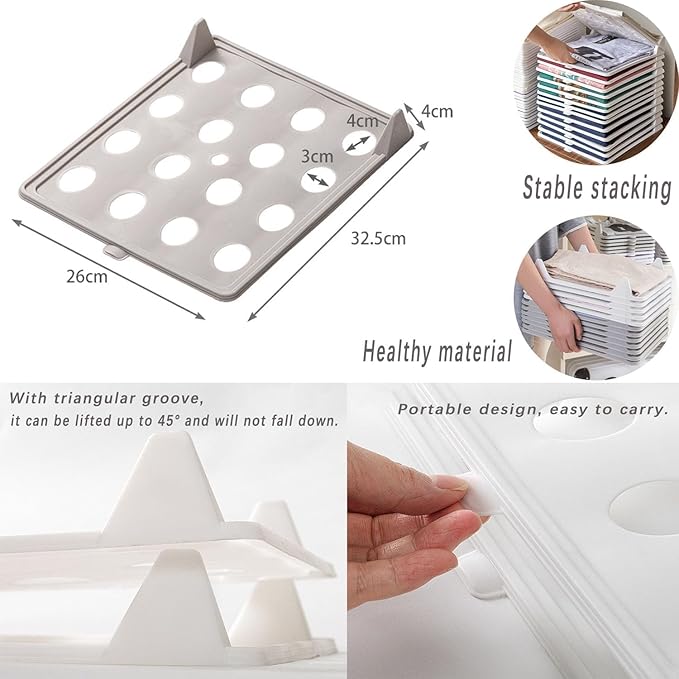 Folder Clothes Organizer Wardrobe Dividers（5 PCS )