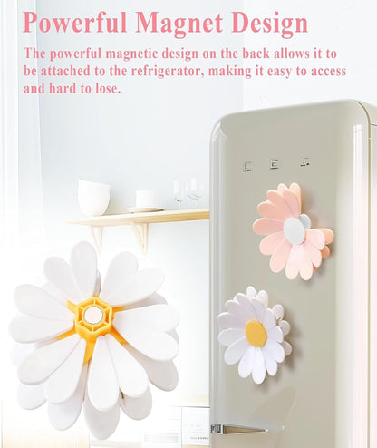 Magnetic Daisy Bag Clip for Snacks Sealing