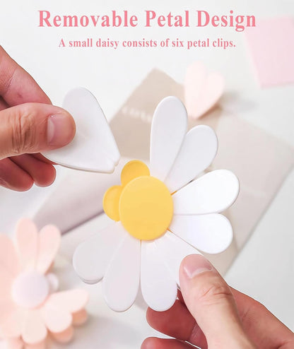 Magnetic Daisy Bag Clip for Snacks Sealing