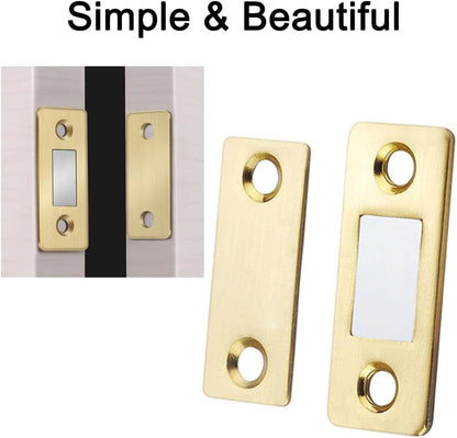Ultra-Thin Self-Adhesive Magnetic Cabinet Door Catch (1 Set)
