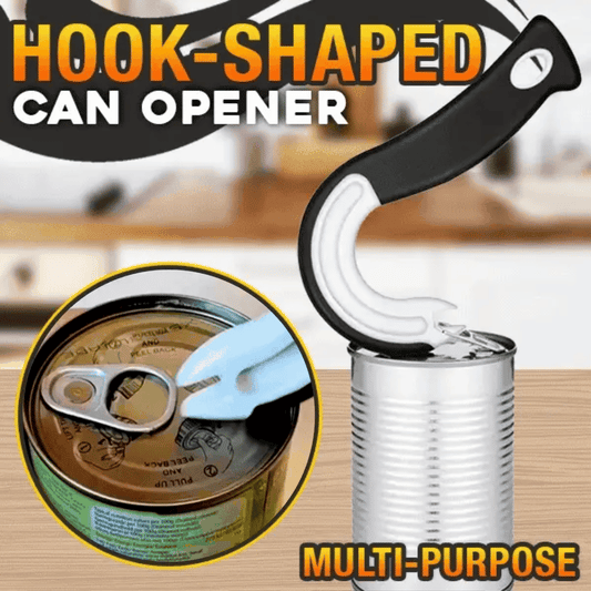Hook-shaped Universal Can Opener