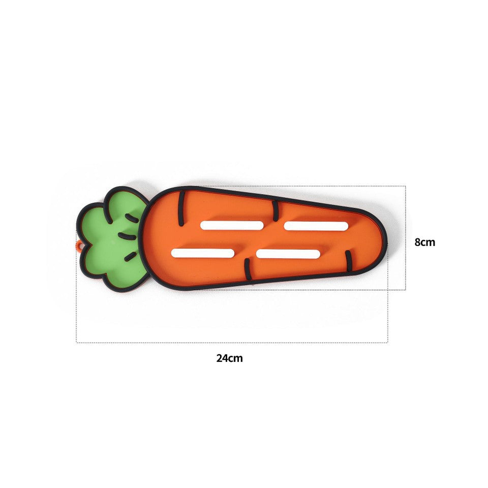 Carrot-Shaped Small Drying Silicone Mat