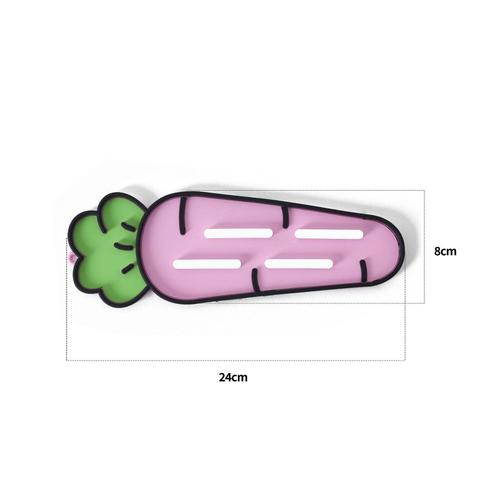 Carrot-Shaped Small Drying Silicone Mat