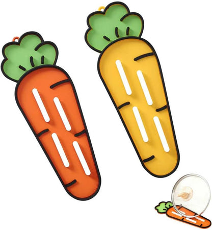 Carrot-Shaped Small Drying Silicone Mat