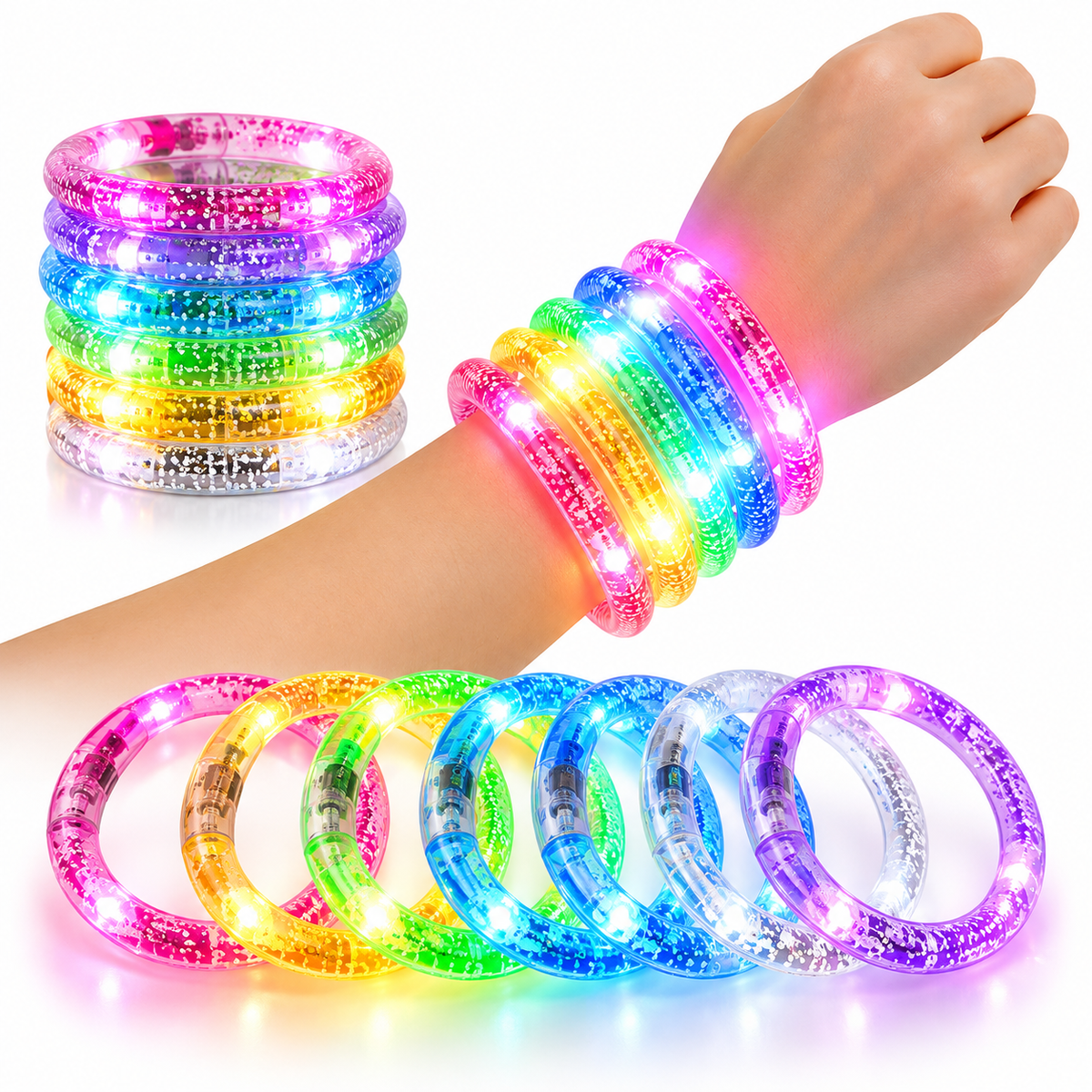 Halloween LED Glow Bracelets PRO
