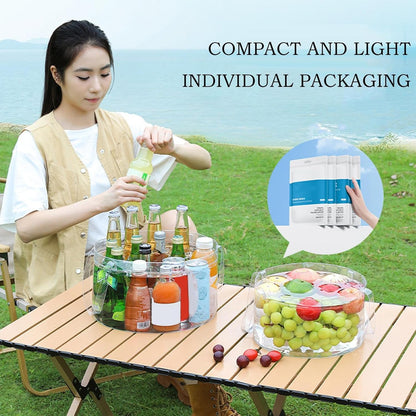 Portable Transparent Folding Washing Basket