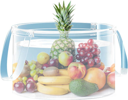 Portable Transparent Folding Washing Basket
