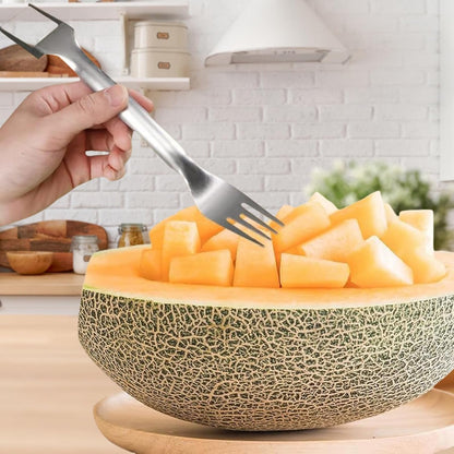 2-in-1 Watermelon Cutter and Fork PRO