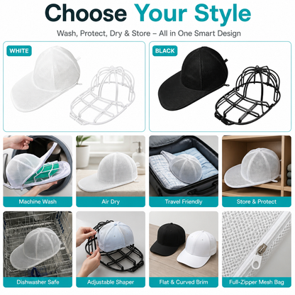 Hat Washer Cage with Adjustable Shaper