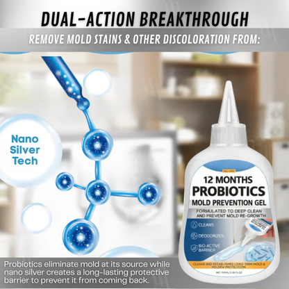 12 Months Mold-Free, Zero Effort: Probiotics Mold Prevention Gel