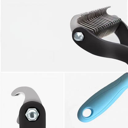 Dual-Sided Pet Grooming Comb for Dogs & Cats PRO