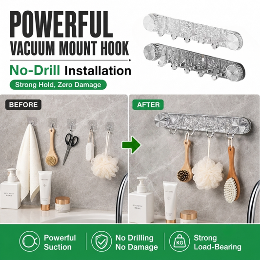Powerful Vacuum Mount Hook