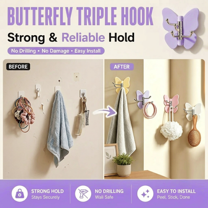 Butterfly Triple Hook