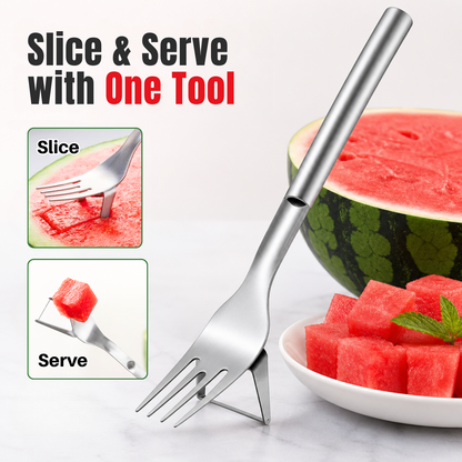 2-in-1 Stainless Steel Watermelon Fork PRO