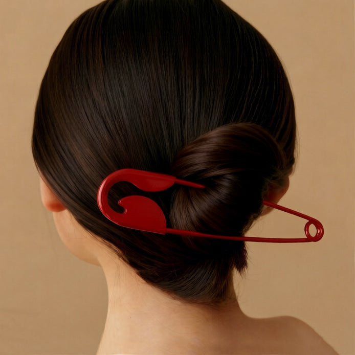 Safety Pin Hair Clip