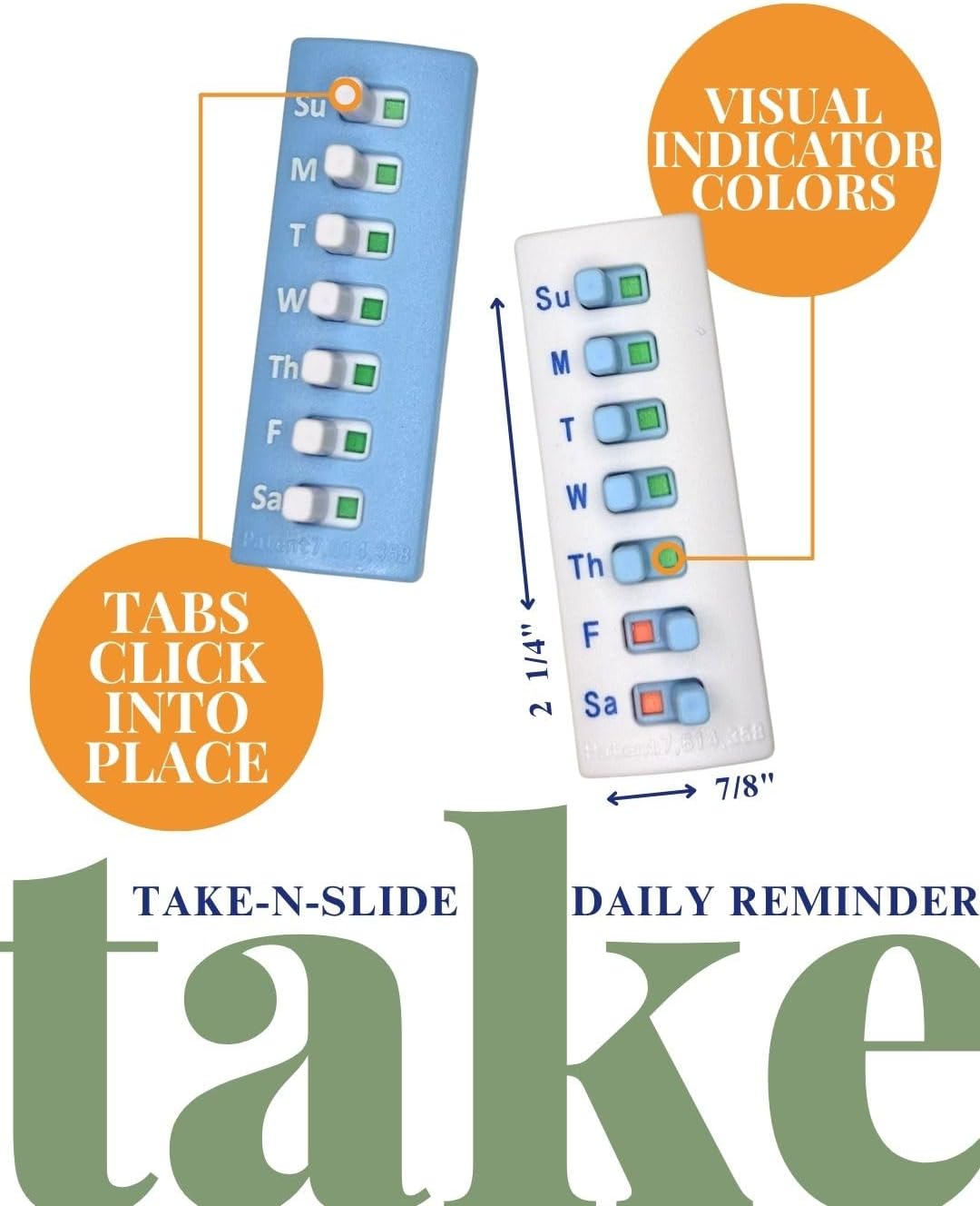 Reusable Pill Trackers