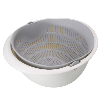 Double-layer Rotating Drain Basket
