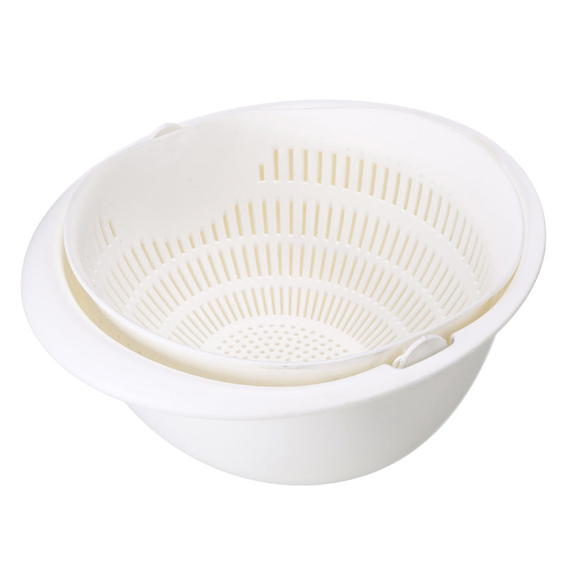 Double-layer Rotating Drain Basket