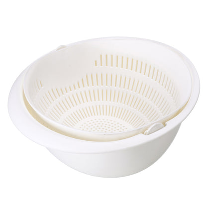 Double-layer Rotating Drain Basket