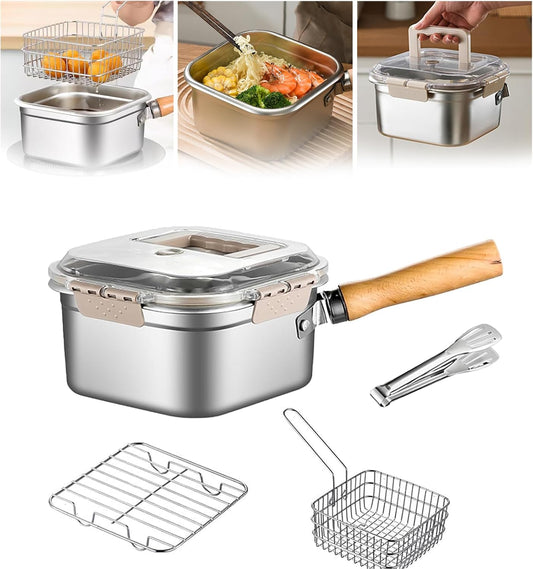 Portable Outdoor Stainless Steel Deep Fryer