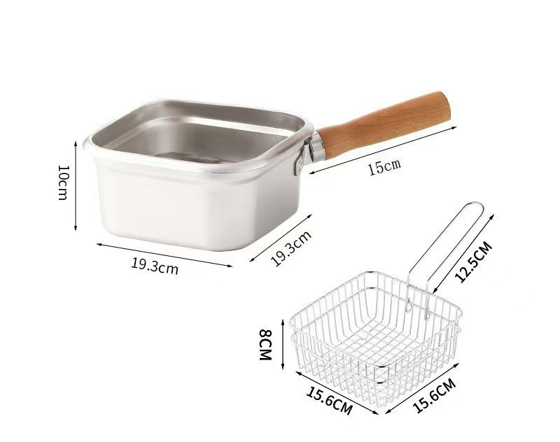 Portable Outdoor Stainless Steel Deep Fryer
