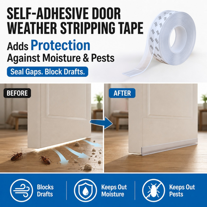 Self-Adhesive Door Weather Stripping Tape