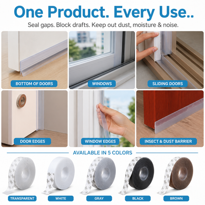 Self-Adhesive Door Weather Stripping Tape