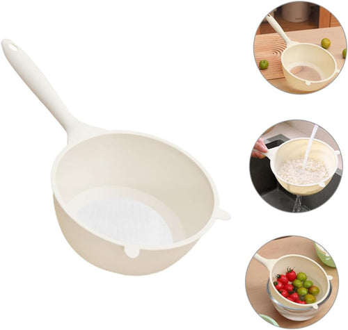 Multifunctional Fine Mesh Rice Washing Sieve & Kitchen Drain Basket