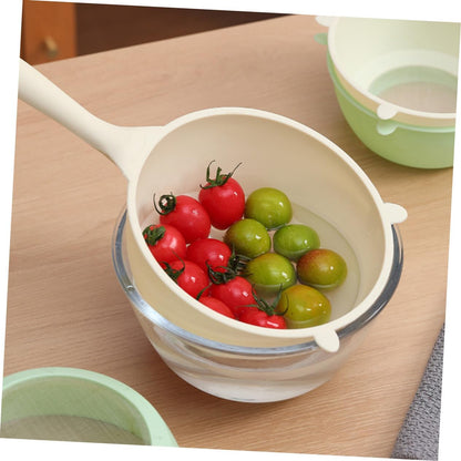 Multifunctional Fine Mesh Rice Washing Sieve & Kitchen Drain Basket