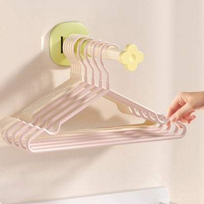 Retractable Wall-Mounted Clothes Rack for Balcony & Bathroom