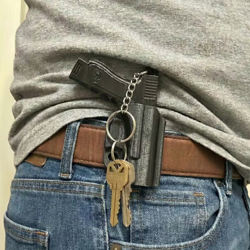 Mini Replica Gun Keychain